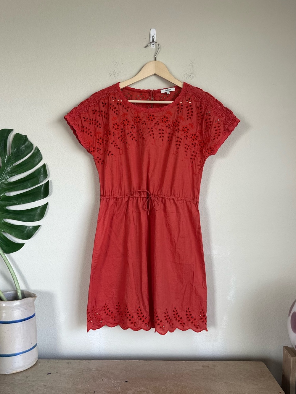 Madewell Eyelet Lightweight Cotton Dress